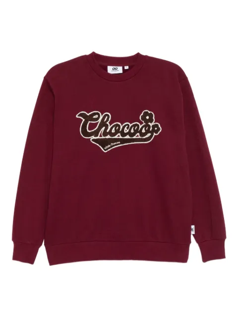 CHOCOOLATE logo-embroidered sweatshirt Red B1XSWW00600X