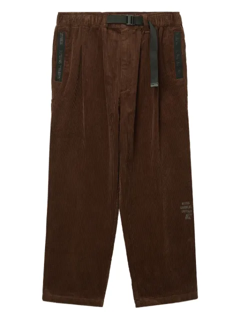 Alpha Industries corduroy pleated trousers Brown AIPT1128