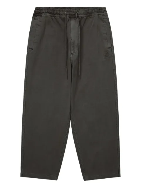 Alpha Industries drawstring patch-detail trousers Grey AIPT0023