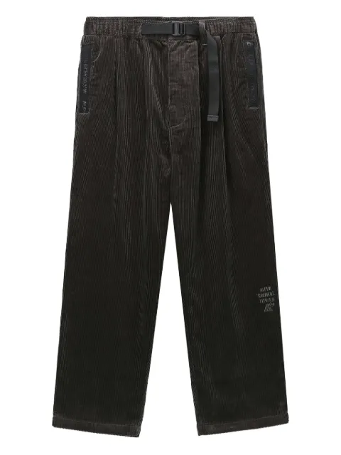 Alpha Industries pleated corduroy trousers Grey AIPT1128