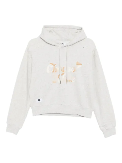 CHOCOOLATE logo-embroidered hoodie Grey B1XSWW00596X