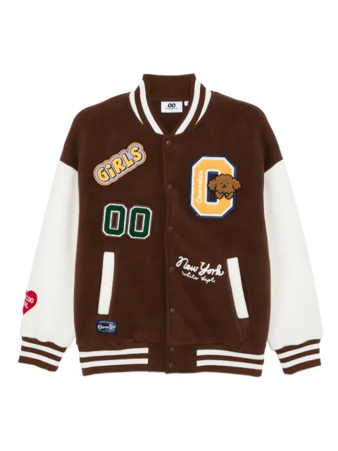 CHOCOOLATE logo-embroidered jacket Brown B1XSWW00593X