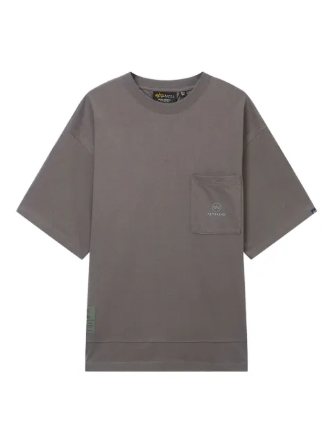 Alpha Industries pocket short-sleeve T-shirt Grey AITE0047
