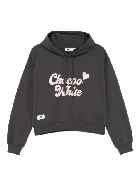 CHOCOOLATE logo-embroidered hoodie Grey B1XSWW00596X