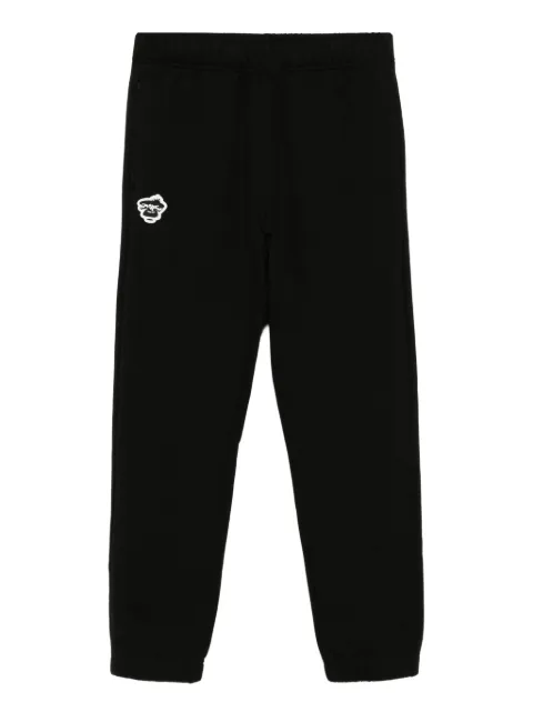 AAPE BY *A BATHING APE® logo-patched trousers Black APTC645XXP