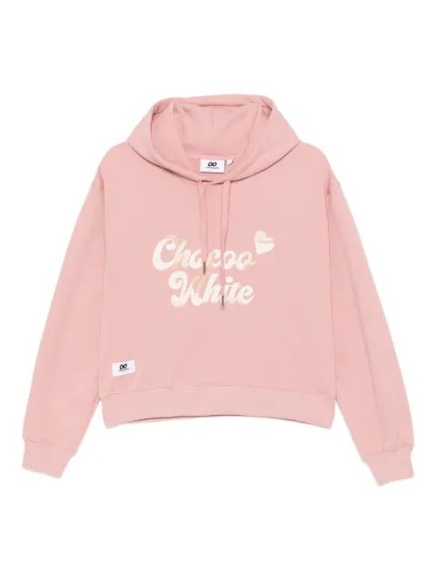 CHOCOOLATE logo-embroidered hoodie Pink B1XSWW00596X