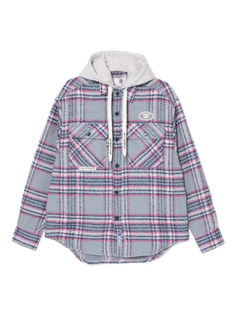 AAPE BY *A BATHING APE® logo-embroidered jacket Grey AST8549XXP