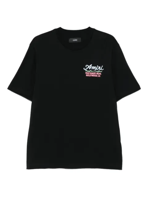AMIRI logo-embroidered T-shirt Black AMJYTE1244