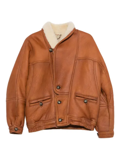 A.N.G.E.L.O. Vintage Cult 1980s leather jacket Brown AN380CC