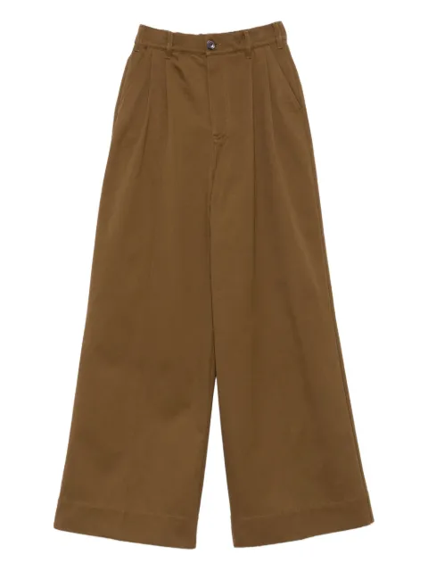 Soeur pleated trousers Brown PAN0075FREJUS