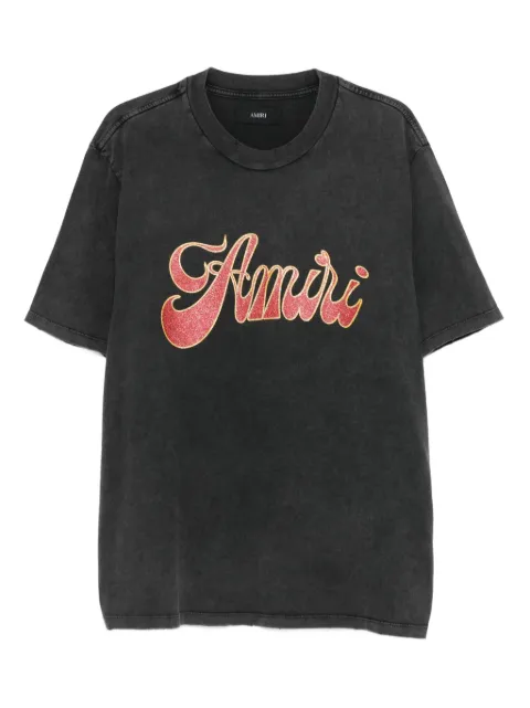 AMIRI logo-print T-shirt Black AMJYTE1246