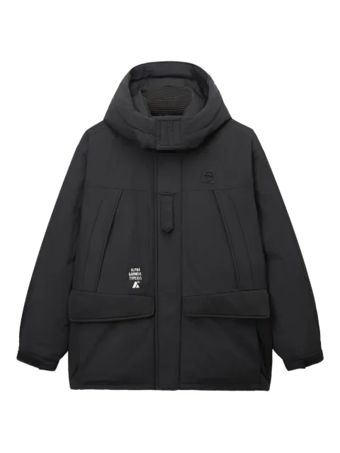Alpha Industries hooded padded jacket Black AIDN1101
