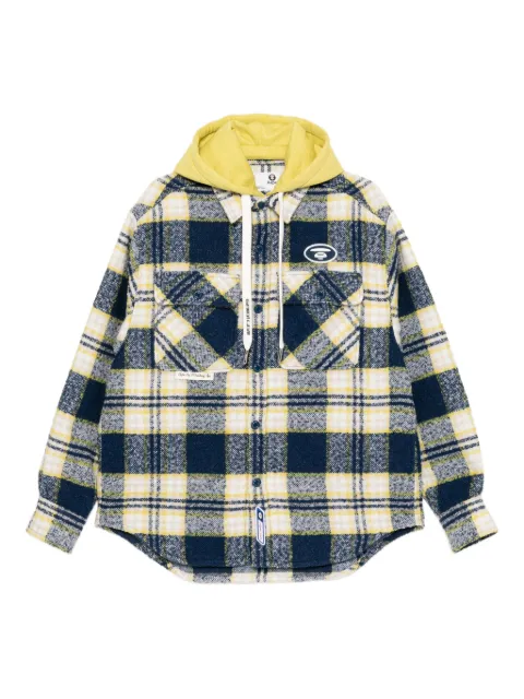 AAPE BY *A BATHING APE® logo-embroidered jacket Blue AAPSTM8549XXPNYR