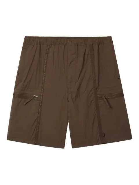 Alpha Industries logo-patch bermuda shorts Brown AISP0020