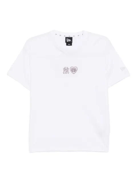 NEW ERA CAP logo-embroidered T-shirt White NERTEW00345X