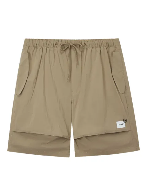 Alpha Industries logo-patch shorts Neutrals AISP0021
