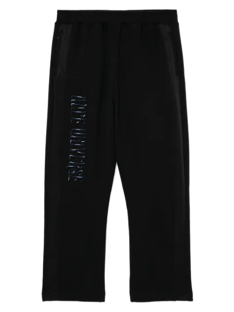 AAPE BY *A BATHING APE® logo-embroidered trousers Black APTC647XXP