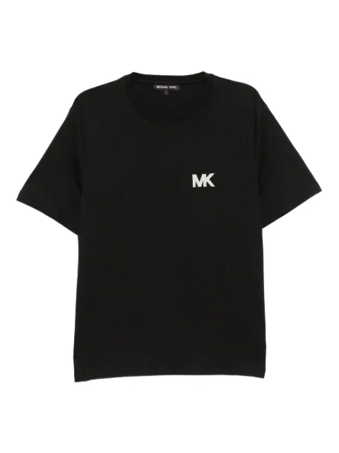 Michael Kors logo appliqué T-shirt Black CF552PT1V2
