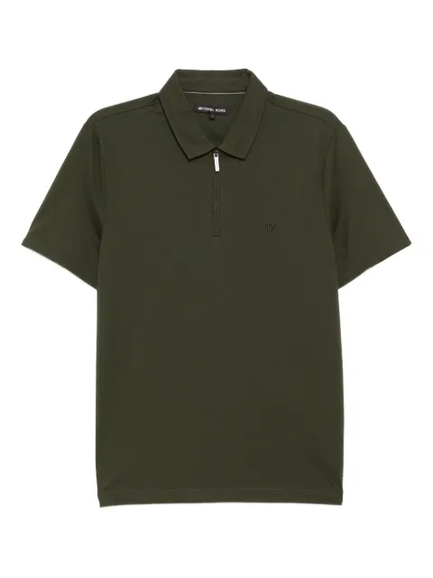 Michael Kors logo-embroidered polo shirt Green CS552HOHFK