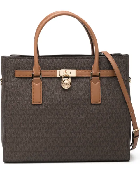 Michael Kors large Hamilton Moderne tote bag Brown 30F5GNXS3B