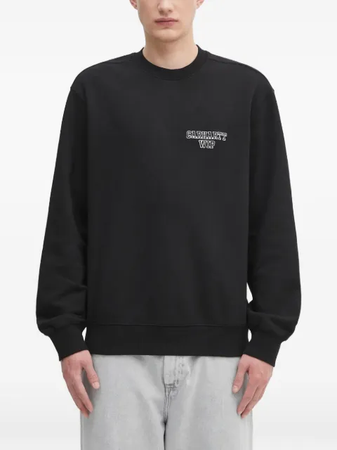 Carhartt WIP logo-print sweatshirt Black I035190