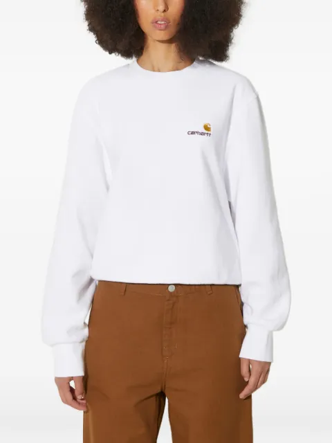 Carhartt WIP logo-embroidered sweatshirt White I033649