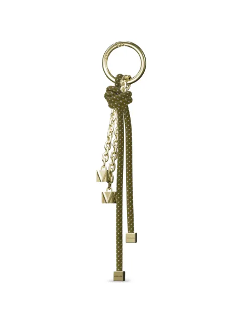 Michael Kors speckled knotted bag charm Green 32T5GD0K2U
