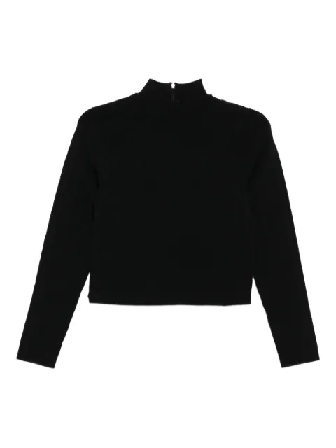 Michael Kors logo jacquard top Black MF5619YJWV