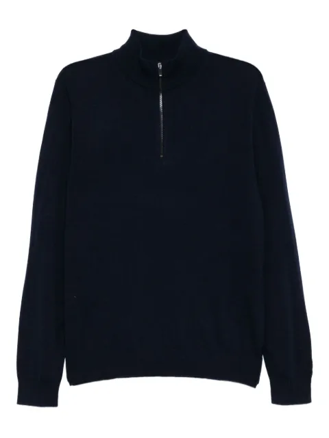Michael Kors wool zipped top Blue CR1601Z7AP