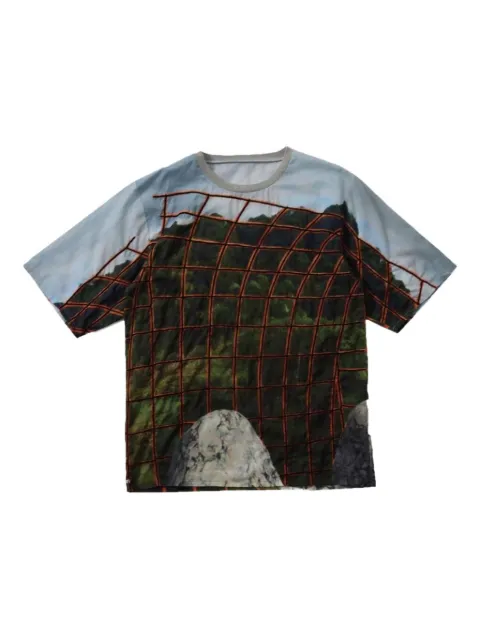 Bless Nº57 Holidaynewzealand T-shirt Blue 5403EMBELLISHEDHOLIDAYNEWZEA