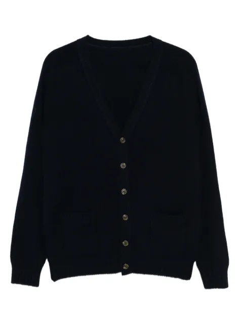 Bless sphere-pad cardigan Blue 5081PEARLPADCARDIGANHARP