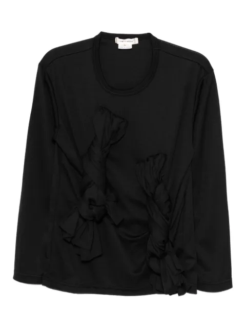 Comme Des Garçons knot-detail top Black GPT013051