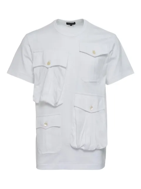 Comme des Garçons Homme Plus pocket T-shirt White PPT0050512