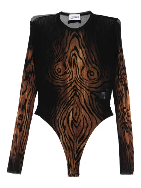 Jean Paul Gaultier The Wood bodysuit Brown 2503WTO314M002P0060PF25