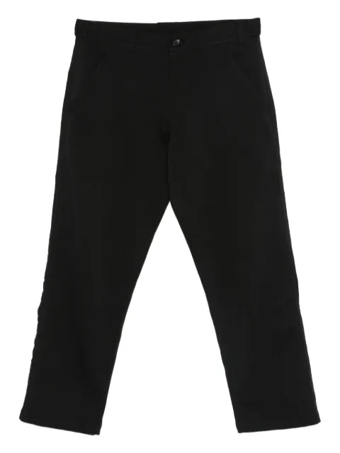 Comme Des Garçons Shirt button-fastening patch-pocket pants Black FPP501