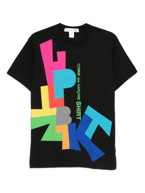 Comme Des Garçons Shirt graphic-print T-shirt Black FPT002W25
