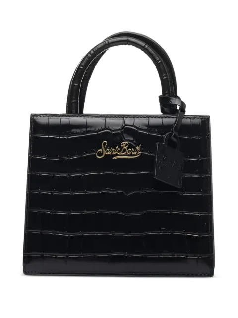 MC2 Saint Barth mini Shop embossed tote bag Black SHBM000200645I