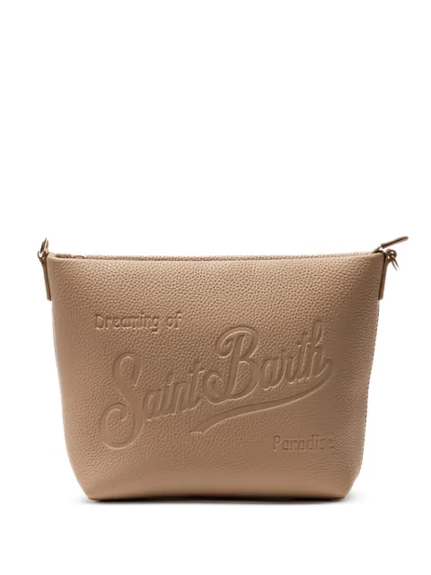 MC2 Saint Barth Aline pebble-leather clutch bag Neutrals ALI003400531I