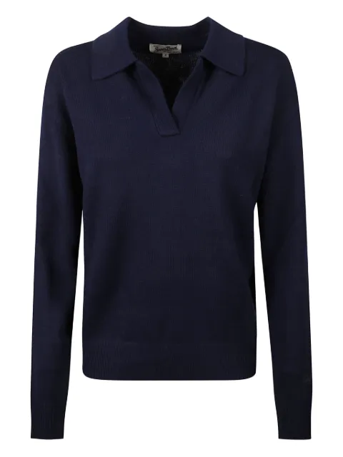 MC2 Saint Barth long-sleeve polo shirt Blue EZE000300063I