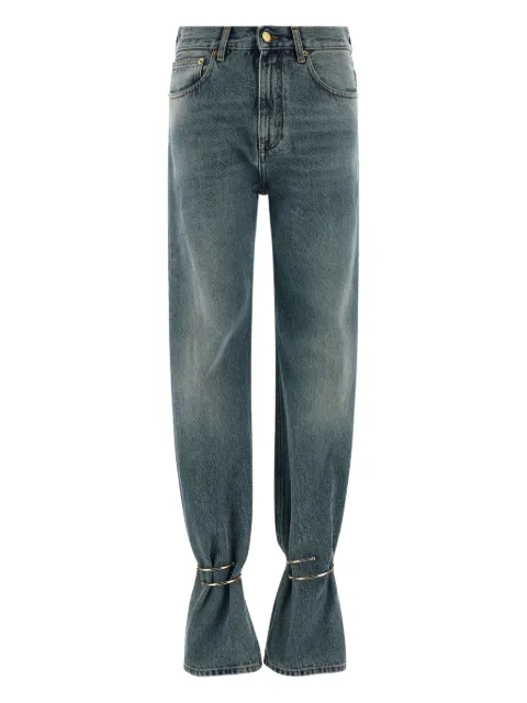 DARKPARK Marion hoop-detail cotton jeans Blue WTR85DBL01W051