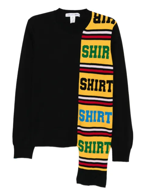 Comme Des Garçons Shirt printed jumper Black FPN003051