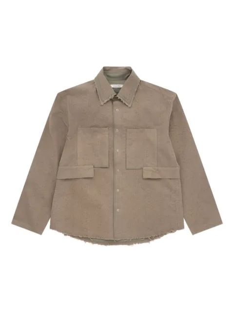 Craig Green pocket shirt Brown CGAW25CWOSHI67AW25SAND