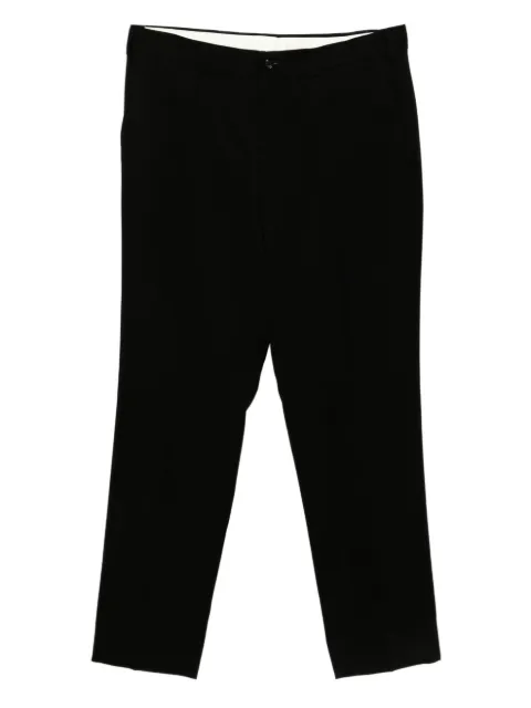 Comme des Garçons Homme Deux patch pocket tapered trousers Black DPP023051