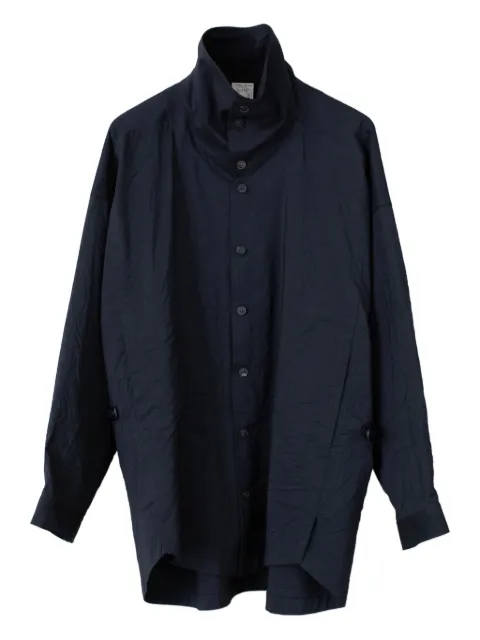 Jan Jan Van Essche buttoned shirt Black SHIRT110WOOLSILKCLOTHDEEP