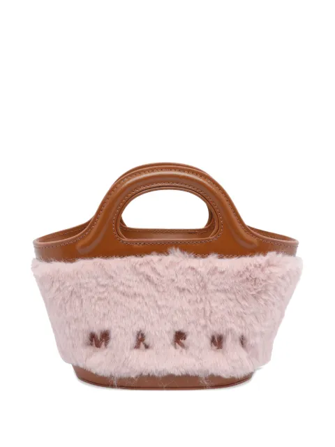 Marni trimmed leather mini bag Pink BMMP0067U0P868100C09