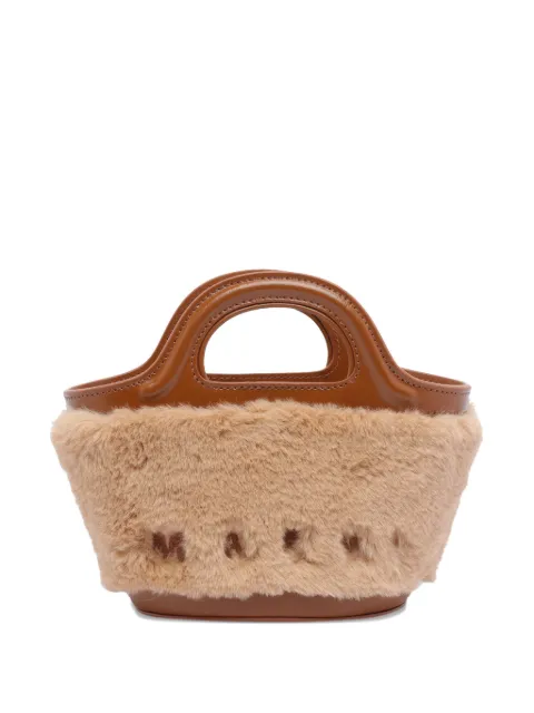 Marni trimmed leather mini bag Brown BMMP0067U0P868100V42