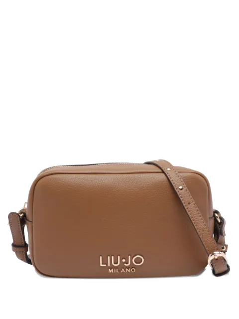 LIU JO logo-plaque shoulder bag Brown AF5137E0058