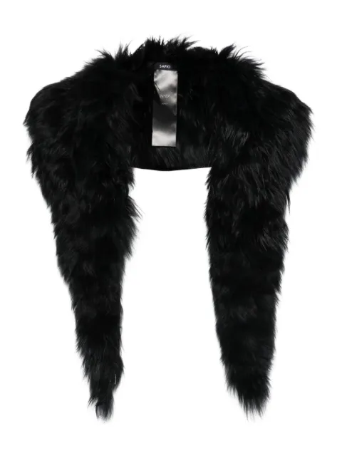 SAPIO detachable brushed collar Black FW25N68