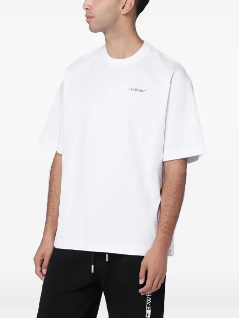 Off-White arrow-print T-shirt White OMAA120F25JER0130110