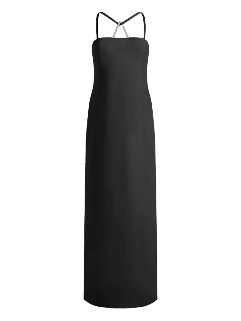 16Arlington Ilian crêpe gown Black G101AW2501